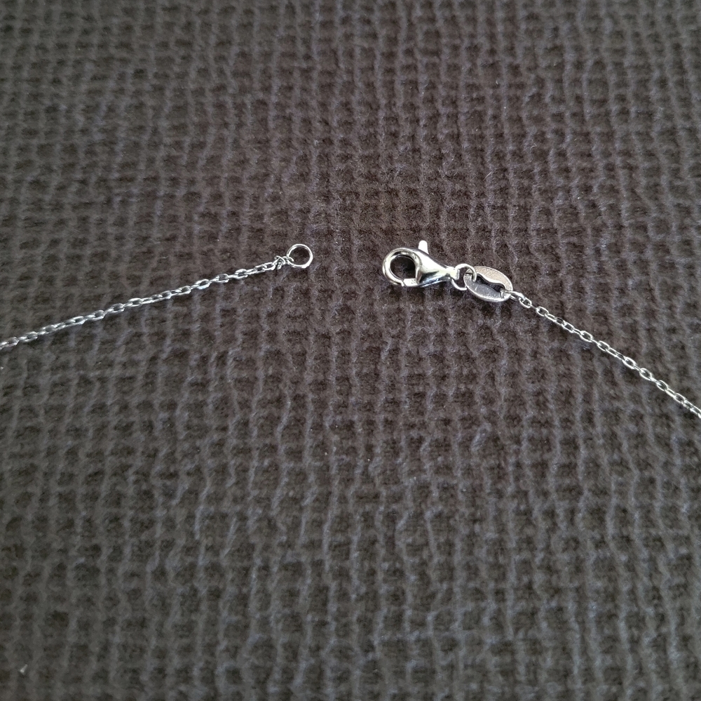 willowbird🪶 Silver🤍 Dotted Heart❤ Pendant Necklace - NWT - Picture 7 of 16